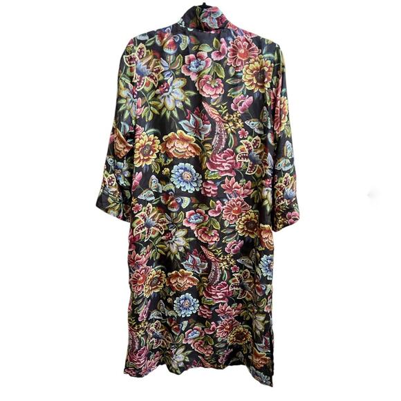 Johnny Was NEW Kimono Reversible Burnt Velvet Long Cardigan Pockets One Size - Picture 4 of 9